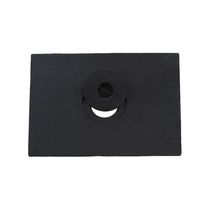 Chapa Gaúcha de Ferro Fundido 1 Furo 40x54cm Fogão a Lenha Preta