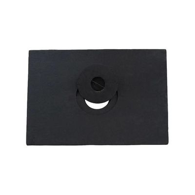 Chapa Gaúcha de Ferro Fundido 1 Furo 40x54cm Fogão a Lenha Preta