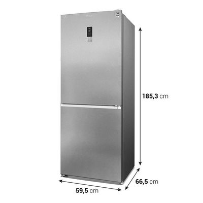 Geladeira Philco PRF40A Frost Free Inverter Duplex Inverse 409L Inox 110V