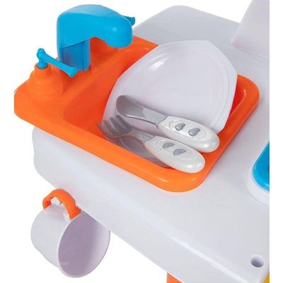 Cozinha de Brinquedo Mr Chef Riva com Pia Fogão e Micro-ondas