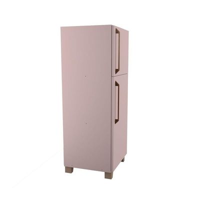 Mini Geladeira Infantil de Brinquedo MDF 15mm Anti-Fungos Rosa Woodcore