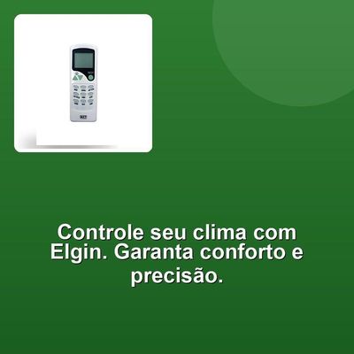 Controle Remoto para ar-condicionado Grupo MXT Mxt Co1346 Split Elgin com Ajuste de Temperatura