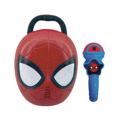 Boombox Karaoke Infantil Personagem Homem-Aranha