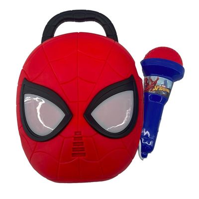 Boombox Karaoke Infantil Personagem Homem-Aranha