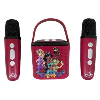 Caixa de Som Bluetooth Karaokê Infantil Princesas