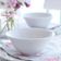Jogo 24 Bowls Sobremesa 510ml Tigela Porcelana Branca Cottage Germer Restaurante Buffet Evento