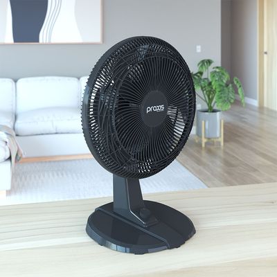 Ventilador de Mesa 42cm 6 Pás Praxis Preto / 110v