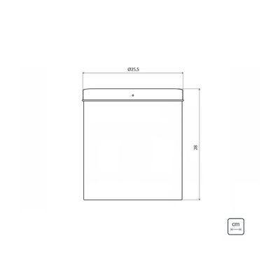 Lixeira Inox Tramontina Swing Scotch Brite e Tampa Basculante 12 Litros