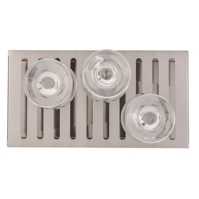 Escorredor Tramontina em Aço Inox Scotch Brite para uso no Canal Organizador 30 x 15 cm