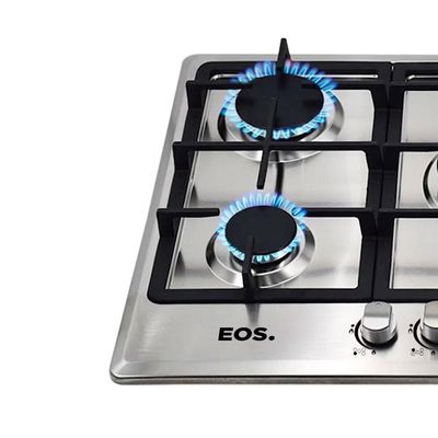 Fogão Cooktop a Gás EOS ECG05 5 Bocas Inox com Panelas Tramontina Bivolt