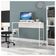 Mesa De Estudo Fabrick Computador Escritório 120cm Caemmun Branco