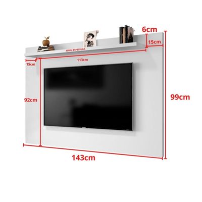 Painel Tv Ilan 1500 Carvalho Claro