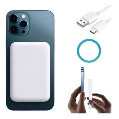 Bateria Portátil Magnética Para Smartphone IP11 ou Superior