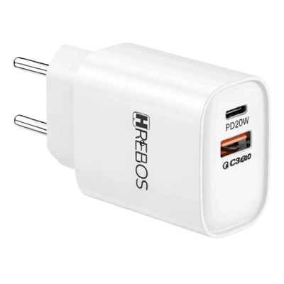 Kit Carregador 20W Branco Vem Com C Lightning Smart Compacto