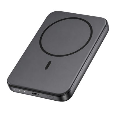 Carregador Wireless 5000mAh Para Smartphone Universal Preto