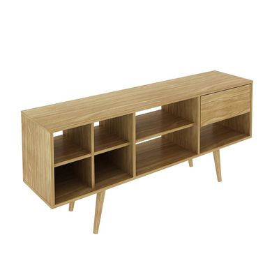 Rack Bancada para TV até 65 Sala de Estar R1462 Natural - Gran Belo