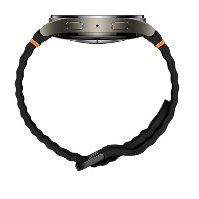 Pulseira SmartWatch Preta Ondas Moderna Para Watch 6 Classic