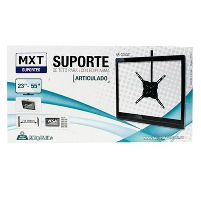 Suporte Para Tv Lcd Led Plasma TETO Articulado com Giro 23 a 50 Polegadas