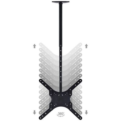 Suporte Para Tv Lcd Led Plasma TETO Articulado com Giro 23 a 50 Polegadas