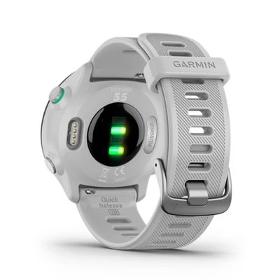 Relógio Smartwatch Garmin Forerunner 55 com Monitor Cardíaco de Pulso e GPS - Branco