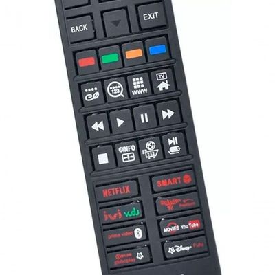 Controle Remoto Universal Smart Toshiba Samsung Philips para Tvs e TV com Alcance de 8m Preto