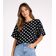 Blusa Feminina Com Estampa Infinita Cor Preto GG / Preto