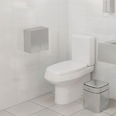 Dispenser em Aço Inox para Papel em Rolo Tramontina 26,4x12,8x26,3 cm