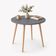 Mesa Jantar Sofia Redonda 80cm Versato 18mm Pés de Madeira Natural Marin