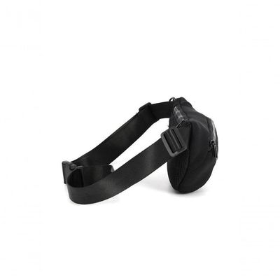 Pochete Pet Transversal Pequena Para Passeio Camp Com Argola E Porta Saquinho - Preto Preto