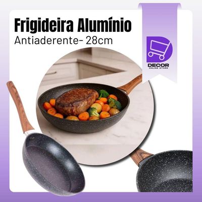 Frigideira Utimix em Alumínio Antiaderente Multifuncional 28cm para Fogão a Gás e Indução