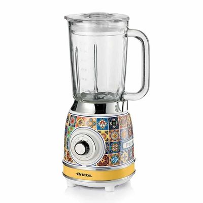 LIQUIDIFICADOR ARIETE POSITANO COM COPO DE VIDRO 1,5L 4 VELOCIDADES 1000W ESTAMPADO 127V 00C05890NARBR