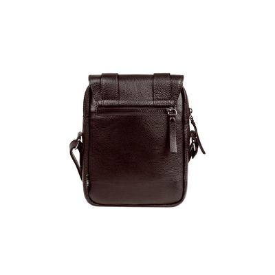 Shoulder Bag Masculina de Couro Leme Café Bagaggio U / Café