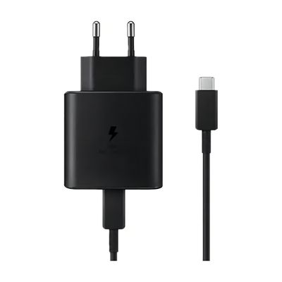 Adaptador USB-C Turbo Carregador Rápido Para Smartphone Preto