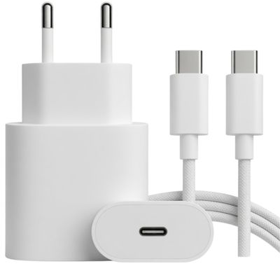 Carregador USB Tipo C Turbo Rápido para Smartphone e Tablet