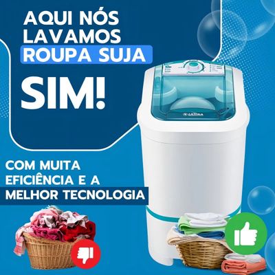 Lavadora De Roupas Tanquinho Latina 10kg Semiautomática LA551 - 110V - Verde