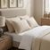 Kit 4 Fronhas Travesseiro Brisa 50x70cm Lyor Toque 200 Fios Bege com Abas Cama Quarto Enxoval