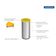 Lixeira Inox Tramontina Piemonte Tampa Basculante Amarela em Polipropileno 40 L