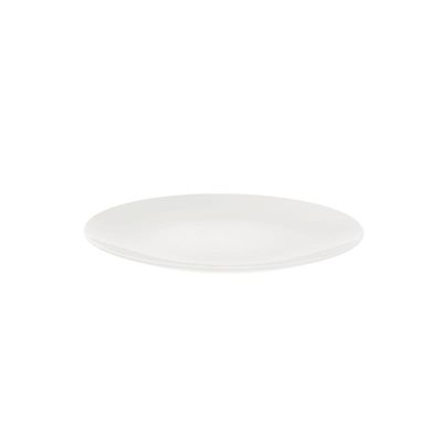 Prato Raso Tramontina Leonora HO em Porcelana Branca 25 cm