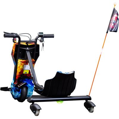 Triciclo Elétrico WeHawk Drift WX-16 350W Bat Lítio 36V 4,4Ah - Azul Fogo