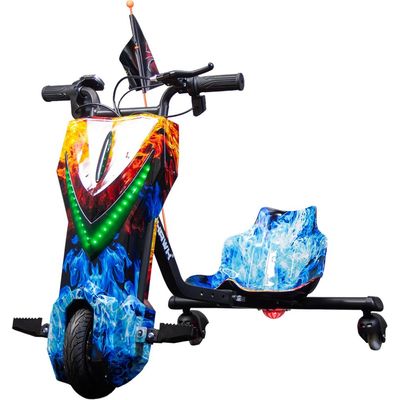 Triciclo Elétrico WeHawk Drift WX-16 350W Bat Lítio 36V 4,4Ah - Azul Fogo