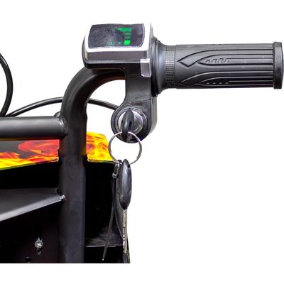 Triciclo Elétrico WeHawk Drift WX-16 350W Bat Lítio 36V 4,4Ah - Azul Fogo