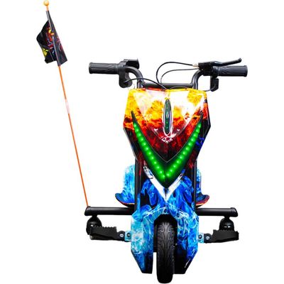 Triciclo Elétrico WeHawk Drift WX-16 350W Bat Lítio 36V 4,4Ah - Azul Fogo