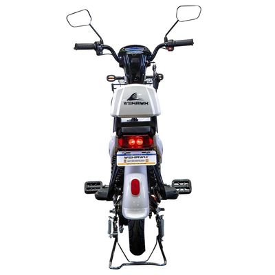Bicicleta Scooter Elétrica WeHawk Basket WX-03 600W Bat de Chumbo 48V 12Ah - Branco