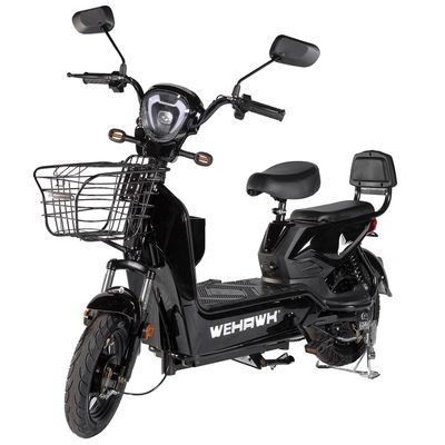 Bicicleta Scooter Elétrica WeHawk Basket WX-03 600W 48V 12Ah - Preto