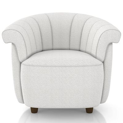 Sofá 2 Lugares 150cm E Poltrona Lykan Boucle Cru Z32 - Mpozenato