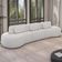 Sofá 4 Lugares 326cm Orgânico Mellanie Boucle Cru Z32 - Mpozenato