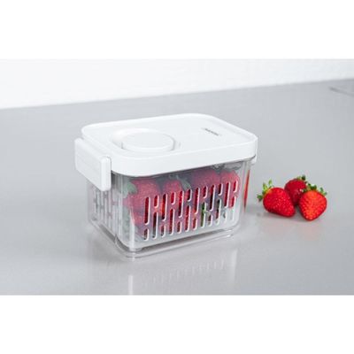 Pote Organizador de Geladeira Tramontina Organizzare com Controle de Umidade 0,9 L
