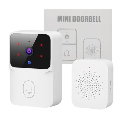 Campainha Inteligente Wi-Fi com Câmera HD Visão Noturna X9 Sem Fio T&Z Smart Doorbell
