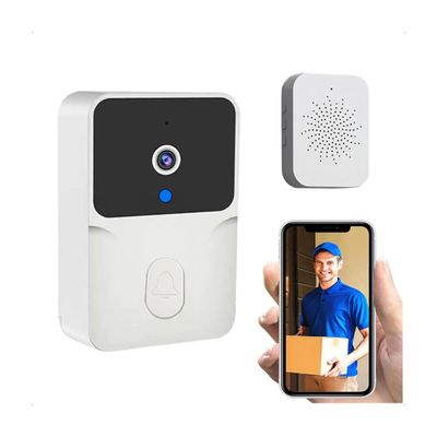 Campainha Inteligente Wi-Fi com Câmera HD Visão Noturna X9 Sem Fio T&Z Smart Doorbell