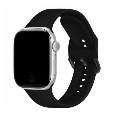 Pulseira Para smartwatch APP 38 MM Preto Liso Material Durável